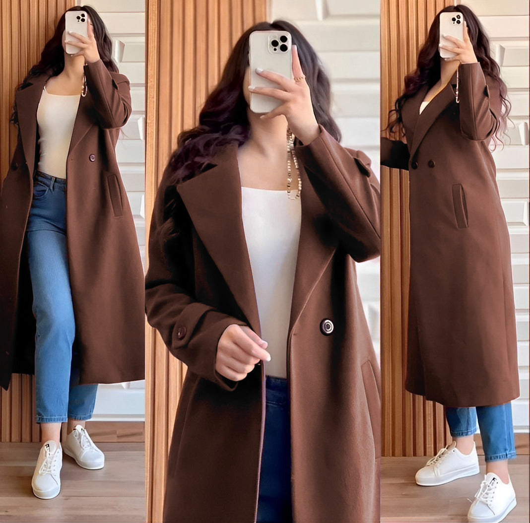 ( End Off Winter season Sale Get 50%Off Offer valid From 15 Feb ) Winter Log Coat With Double Side Pocket