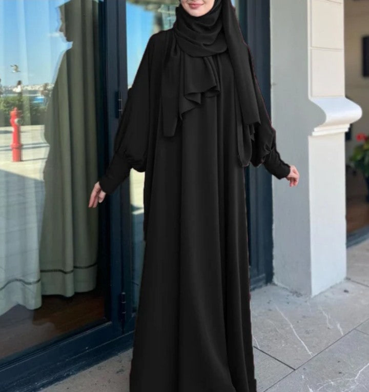 New Abric Style Abaya With Belt