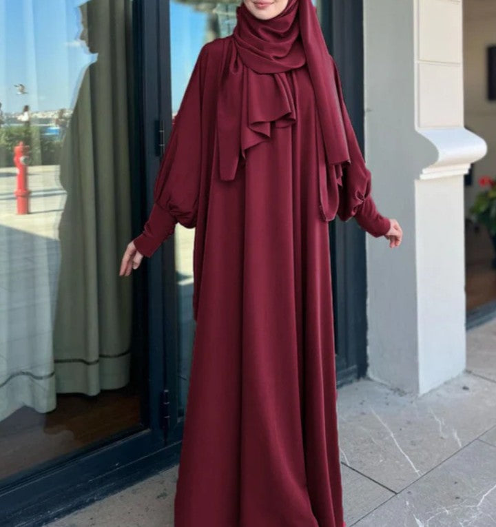 New Abric Style Abaya With Belt